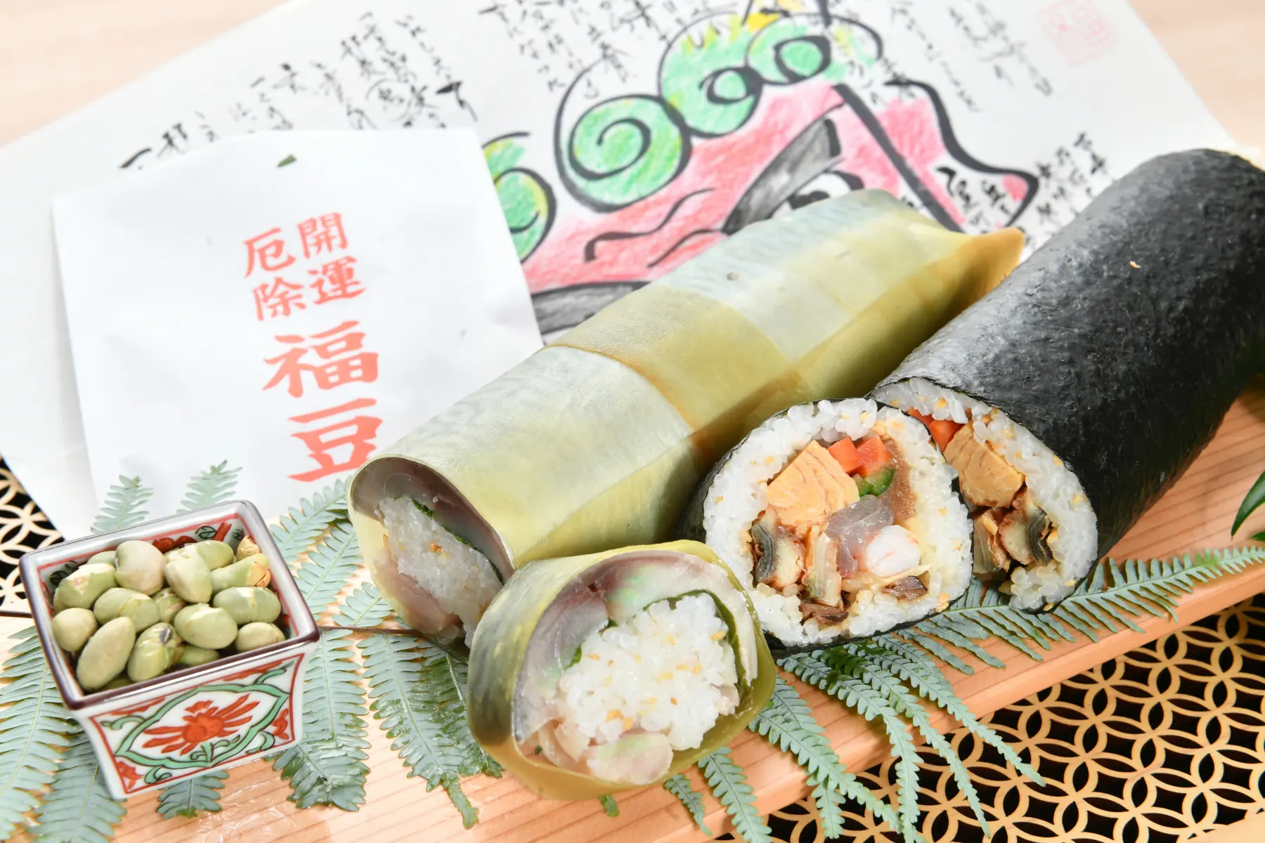 料亭の技を一本に。福を呼ぶ恵方巻2026 | つきじ治作【公式】料亭